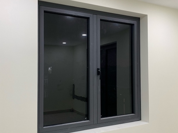 Mẫu cửa sổ nhôm đẹp 2 cánh mở trượt