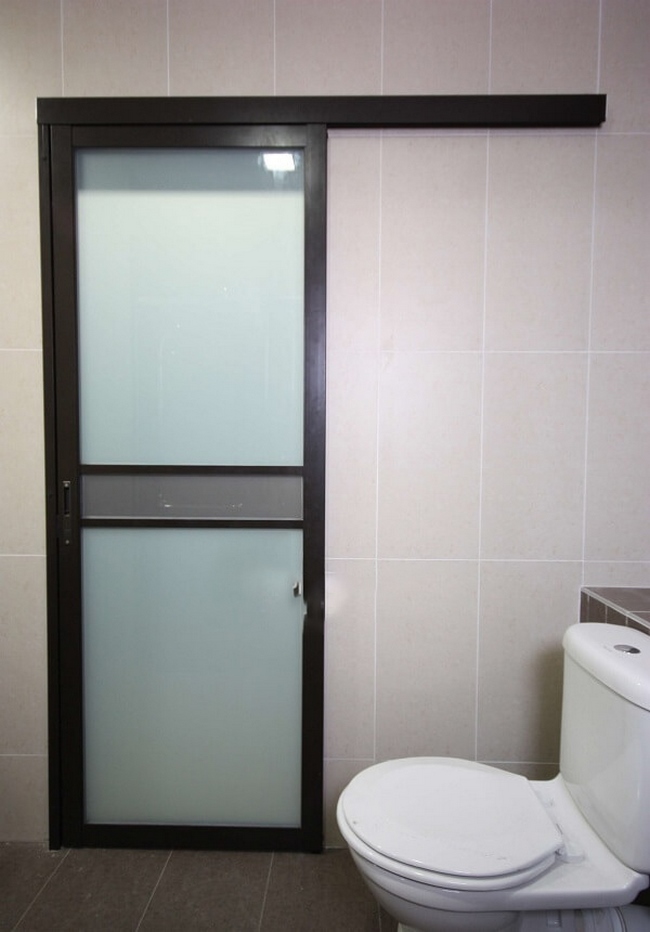 Mẫu cửa nhôm nhà vệ sinh 1 cánh 