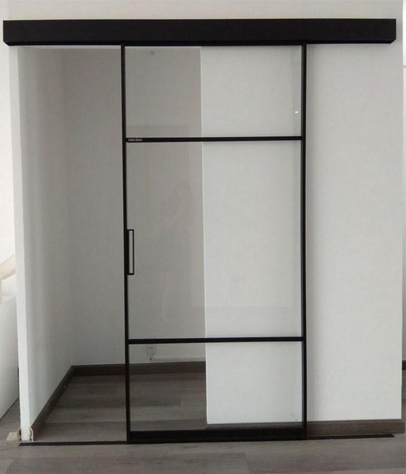 Mẫu cửa lùa nhôm kính 1 cánh đẹp