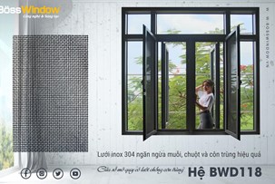 Lý do lựa chọn cửa chống muỗi tại Bosswindow