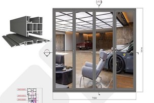 Hướng dẫn chi tiết cách trừ cánh cửa sổ lùa 4 cánh hệ 55