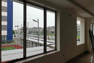 Cửa nhôm Xingfa màu cà phê