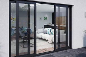 Bảng giá cửa đi mở trượt, cửa mở trượt 4 cánh nhôm xingfa