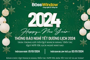 THÔNG BÁO LỊCH NGHỈ TẾT DƯƠNG LỊCH 2024