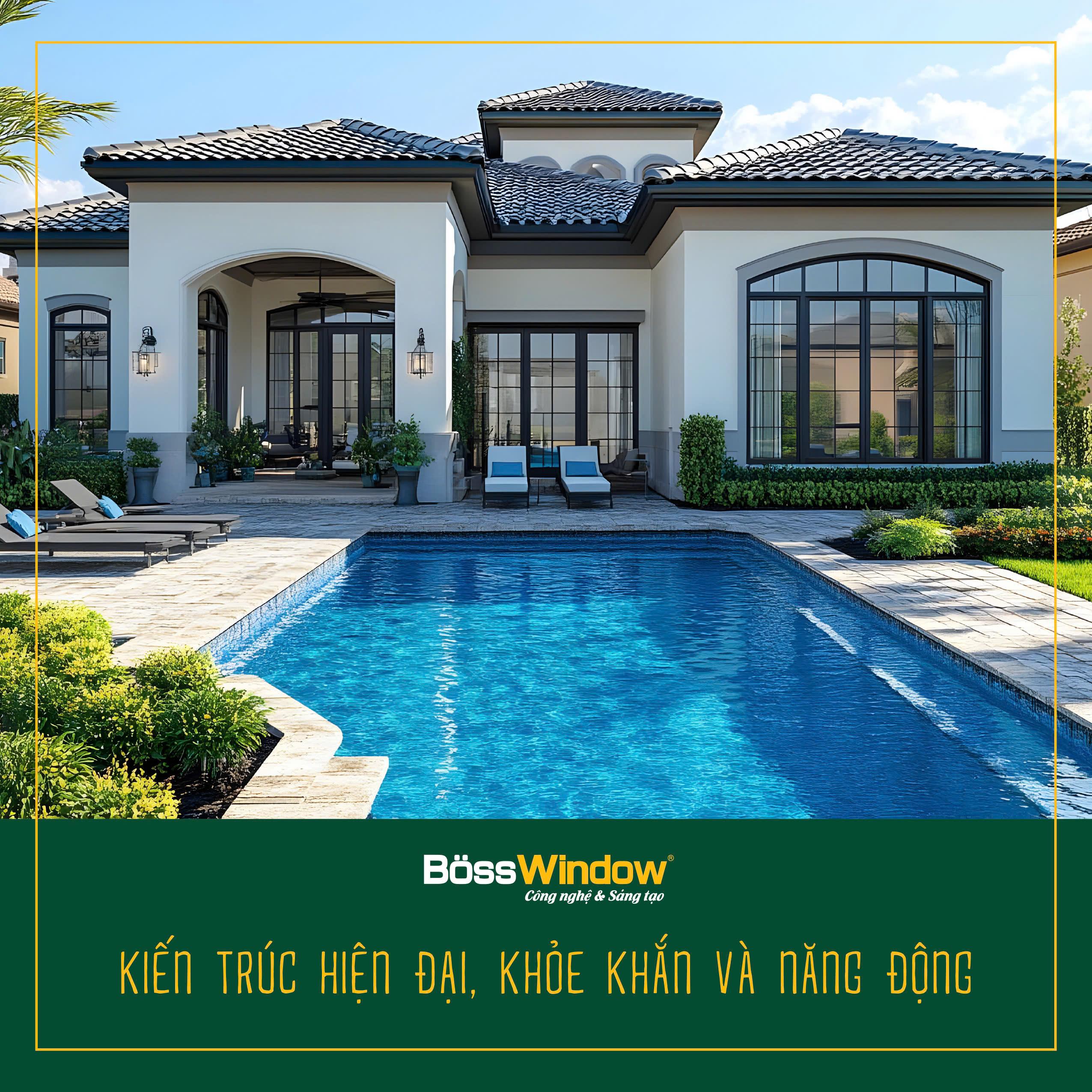 Cửa nhôm BossWindow: Giải pháp hoàn hảo cho nhà phố giữa đô thị ồn ào