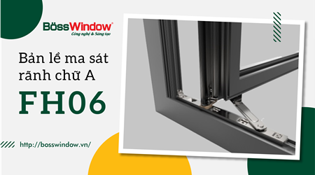 Bản lề ma sát rãnh chữ A FH06
