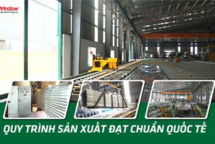Quy trình sản xuất cửa nhôm BossWindow