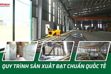 Quy trình sản xuất cửa nhôm BossWindow